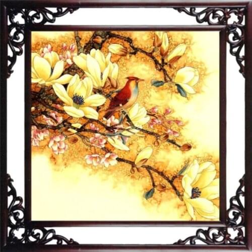 2019 Diamond embroidery 5D yellow flower diamond cross stitch square/round drill sets unfinished decorative diy diamond painting