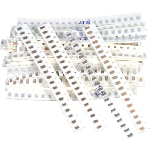 720PCS 1206 SMD Capacitor Assorted Kit 36Values 20pcs 1PF to 10UF Samples Kit Electronic DIY Kit Ceramic Chip Capacitors