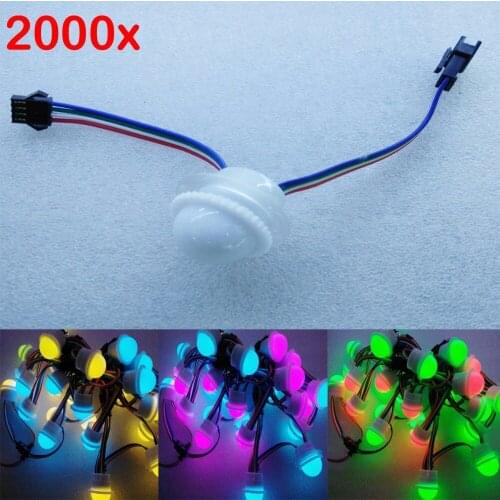FREE DHL 2000pcs/lot LED Module Light,1903 IC IP65 Waterproof DC12V Full Color RGB LED Advertising/background Light,Word Light