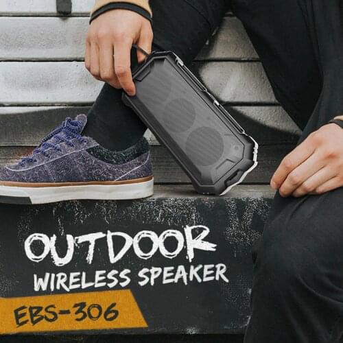 Bluetooth 5.0 Waterproof IPX4 Wireless Speaker Mini Portable Outdoor Speaker With 1200mAh Battery&Long 10 Hours Playtime Standby