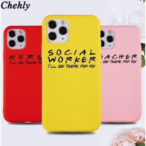 Chehly Phone Case for IPhone 6s 7 8 11 Plus Pro X XS MAX XR SE Funny Letters Cases Soft Silicone Fitted TPU Accessorie Covers