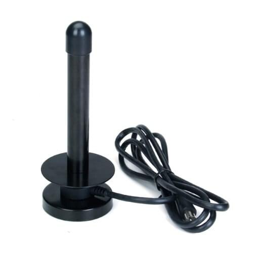 Black 25 DBI DVB-T TV HDTV Digital Antenna with Male Connector