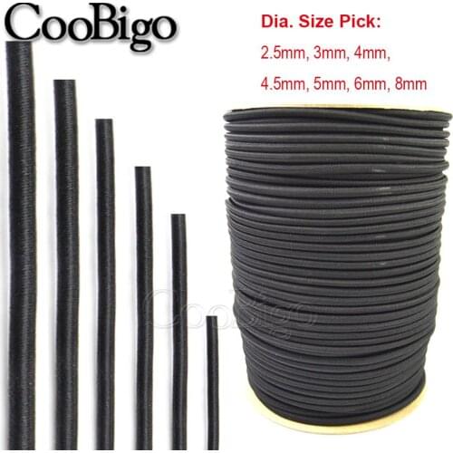 2/3/4/4.5/5/6/8mm Strong Elastic Rope Bungee Shock Cord Stretch String For DIY Jewelry Making Garment Sewing DIY Handmade craft
