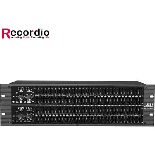 GAX-2231 DJ sound system dj equipment 2231 Dual Channel 31 Band Graphic Equalizer 2231 audio Equalizer