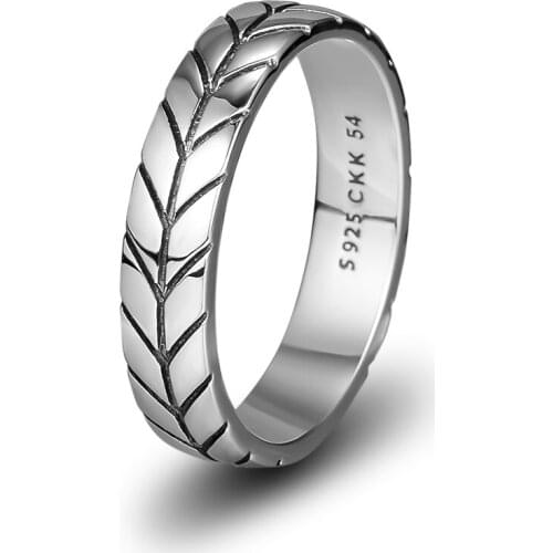 CKK 925 Sterling Silver Braided Ring Fits for European Style Jewelry Wedding Anniversary Party Rings for Women Gift