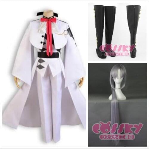 Seraph of the end Ferid Bathory Uniform Outfit Anime Cosplay Costumes