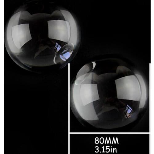 Beautiful Crystal Half Ball 20pcs/100pcs/lot 60mm Clear Paperweight Glass Half Ball For Home Decoration