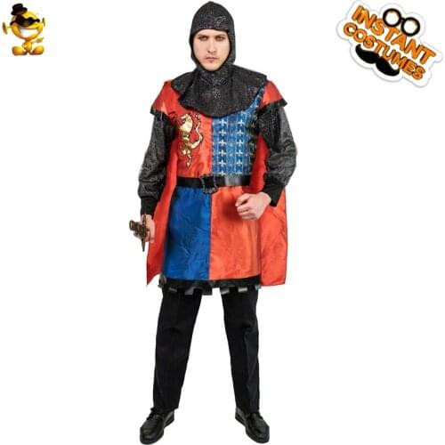 Halloween Men Ancient Roman Costume Carnival Adult Party Fancy Dress Deluxe Warrior Set with Purim Adult Mens Suit