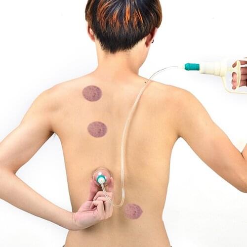 24Pcs Body Massage Vacuum Cupping Set Thicker Magnetic Aspirating Cupping Cans Acupuncture Suction Pump Health Cupping Set