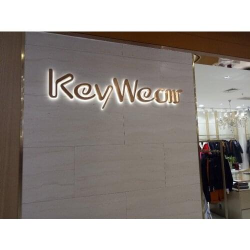 Channel Letter, Outdoor Sign with LED, Made of Stainless Steel