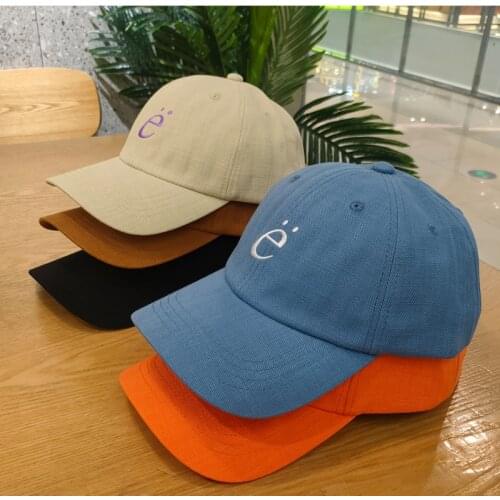 2021 New E letter Embroidered Baseball Cap Summer sun hat for men and women Snapback Hat Rebound cap Dad hat Hip hop hat