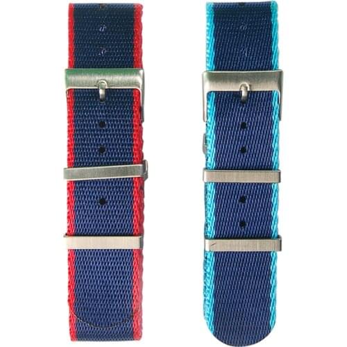 2018NEW Watchband 20mm 22mm Barcelona color Nato nylon Watch Strap Band for SKX007/9