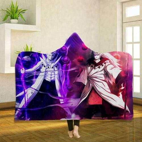 New style 150*200CM cartoon anime warm shawl blanket blanket student office worker rest party decoration cloak blanket