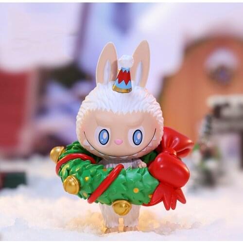 Specific Figures & Blind Box Labubu Christmas Series Action Figure Blind Box Birthday Gift Kid Toy Kawaii Decoration Home Decore