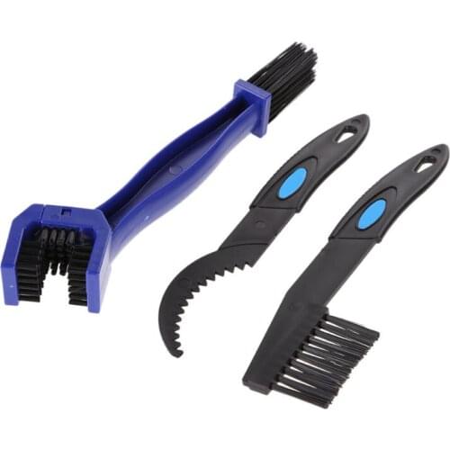 Portable Bike Bicycle Chain Cleaning Brush Set Motorcycle Bicycle Chain Cleaning Gear Scrubber ToolsBike Chain Brush Kit