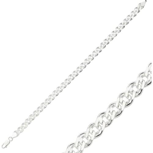 Silverlina Silver 100 Micron Nonna Chain Bracelet