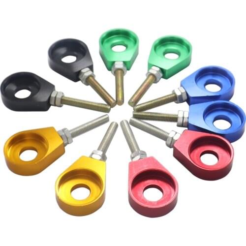 12mm or 15mm Rear Wheel Axle Hole Chain Tensioner Adjuster for Motorcycle Modification Parts Accessories