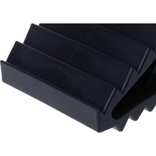 2 Pcs Antislip Vehicle Car Truck Wheel Tire Chock Stop Block Black