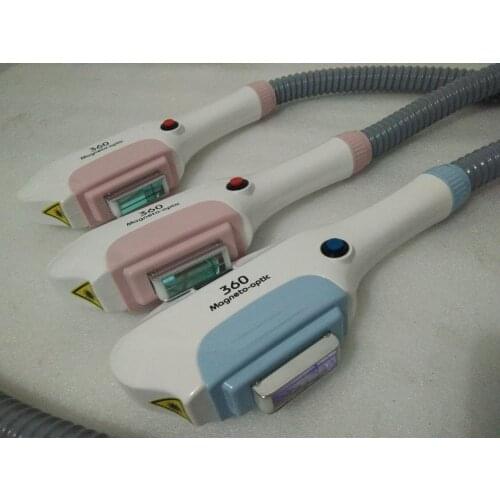 2018 hot sales new ipl shr opt hair removal machine parts hand piece for sale 360 magnetic light