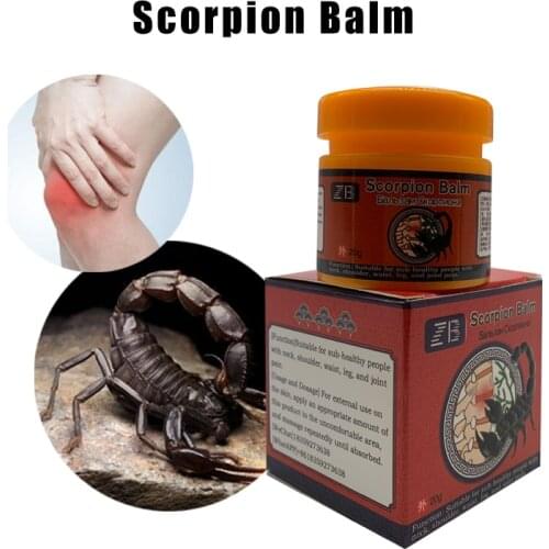 Painkiller Cream Scorpion Venom Ointment Rheumatism Arthritis Treatment Medicine Plaster Relief Joint/Muscle/Back/Neck Pain