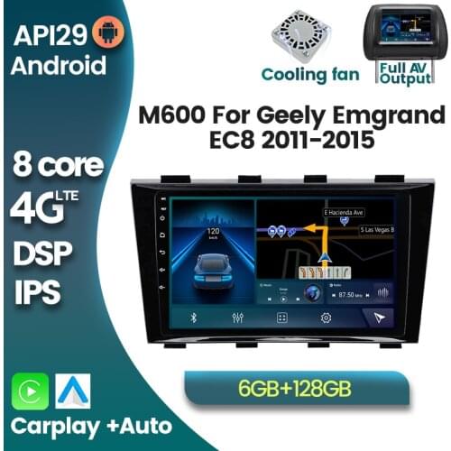 7862 API29 Android 10.0 DSP IPS car Audio multimedia player for Geely Emgrand EC8 2011 2012-2015 GPS navigation stereo unit WIFI