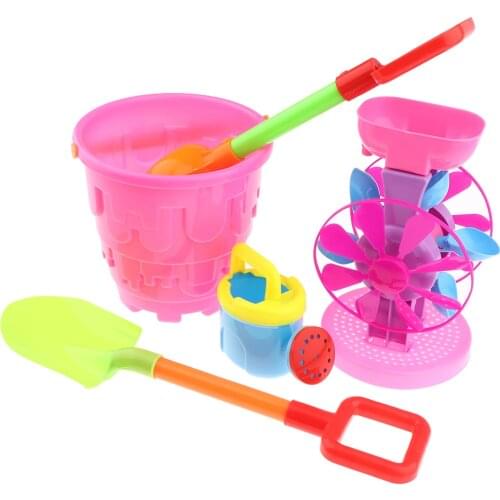 8Pcs Summer Kids Sand Beach Toys Shovels Bucket Spade Water Tools Set For Kids Toys Birthday Gift for Kids