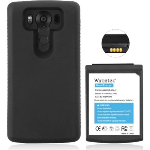V10 Battery 1x 9700mAh BL-45B1F Extended Battery For LG V10 BAK-110 F600 H901 VS990 H960A H968 H961N H900 With TPU Case