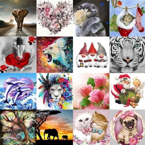 DIY Diamond Embroidery Lion 5d Diamond Painting Cross Stitch Picture Of Rhinestones Diamond Mosaic constellation