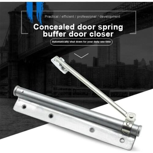 Automatic Door Self-Closing Hinge Closer Buffer Durable for Home Office Store FKU66