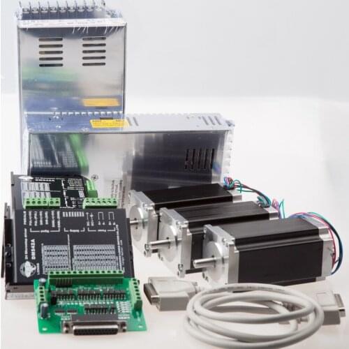 Free Ship US&US Ship Stepper Motor 3Axis Nema 23 4.2A 435oz.in 23HS9442 Driver Controller Board CNC Router Mill