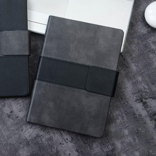 A5 Magnetic Leatherette Office Ruled Journal Lined Notebook