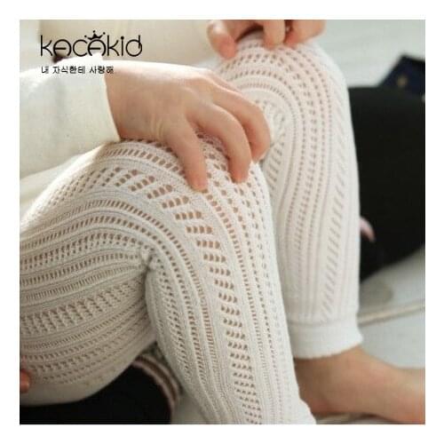 KACAKID official store summer baby girl pants breathable kids baby girl pants comfort hollow cut children baby girl pants ka1136