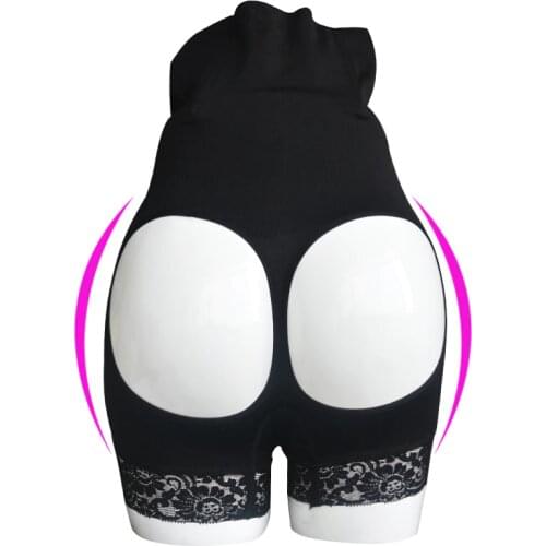 Full body butt lifter shaper High Waist butt lifter Black Lace butt and hip enhancement garments hip and butt padded corsets