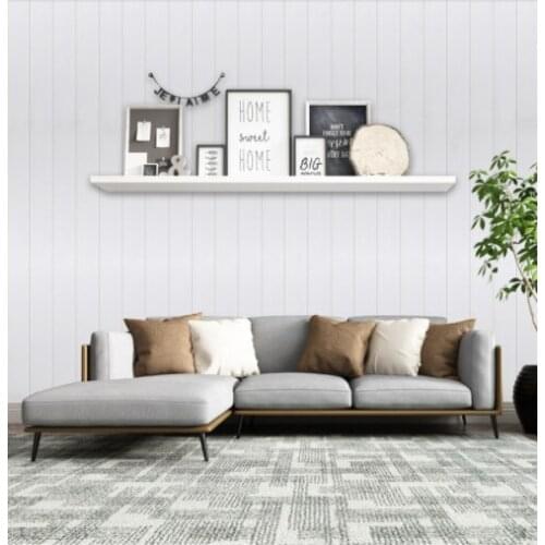 Imitation wood three-dimensional wall sticker retro nostalgic bedroom soft decoration fashion simple foam brick wallpaper