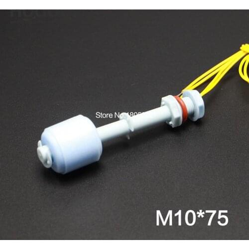 M10*75mm ZP7510 100V Normal Closed PP Level Liquid Sensor Water Float Switch
