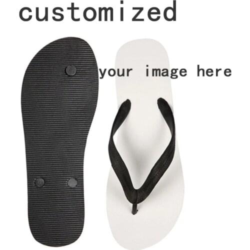 ELVISWORDS Fashion Custom DIY Image Print men flip flops Cool Super slippers Mens Summer Flip-Flop