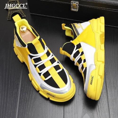 NEW Mens Luxury hip hop punk Leisure shoes High quality high-tops Thick Bottom loafers Luxury sneakers A1