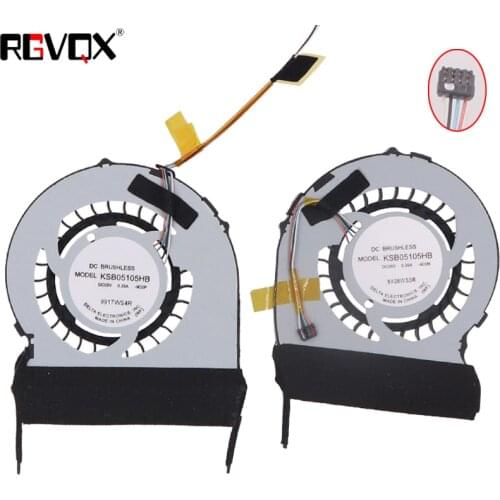 Set of 2pcs New For HP Envy 13 13-1000 13-1100 13-1030NR 13-1002TX 13-1005TX 538340-001 KSB05105HB 9D2P 9D2N CPU Cooling