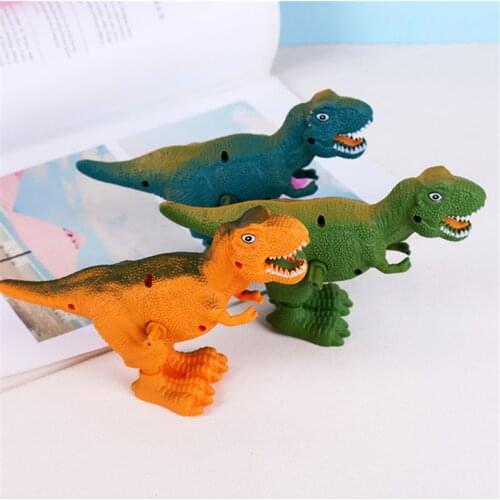 Novelty Dinosaur Wind Up Toys Clockwork Walking Kids Classic Educational Toy for Boy Kids