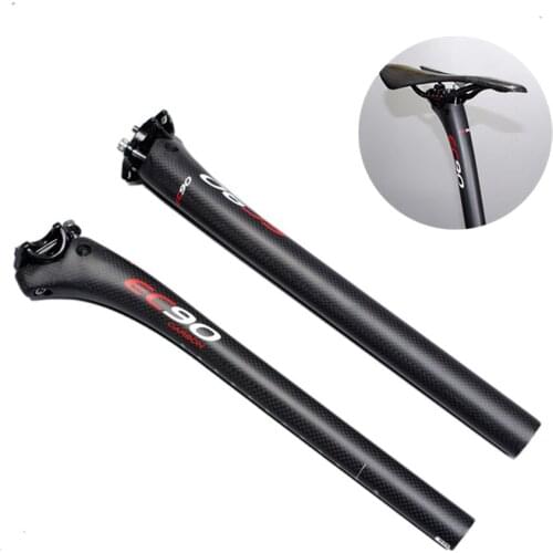 Carbon Bicycle Seatpost 350mm 400mm Ultralight MTB Road Bike Seatpost 27.2mm 30.8mm 31.6mm Mountain Bike Seat Tube Bicycle Parts