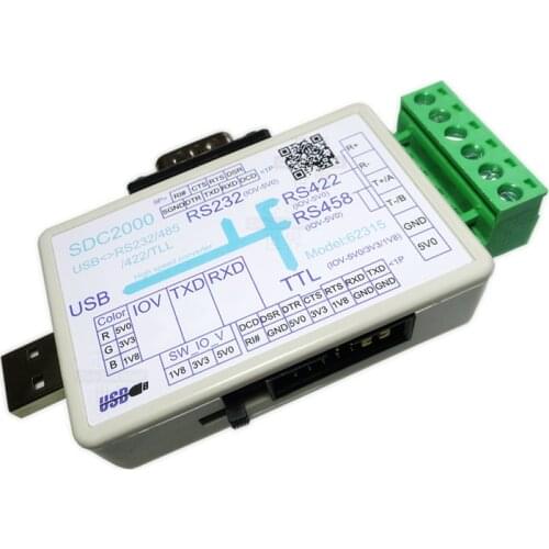 USB to RS232/TTL/485/422 converter DB9 serial upgrades brush machine downloader SDC2000