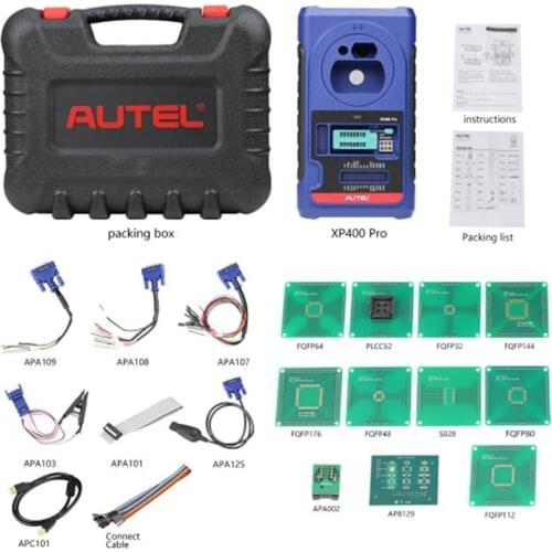 Original Autel XP400 Pro Key and Chip Programmer Adapter Work with Autel IM508/ IM608/IM100/IM600 Support MCU/EEPROM Read Write