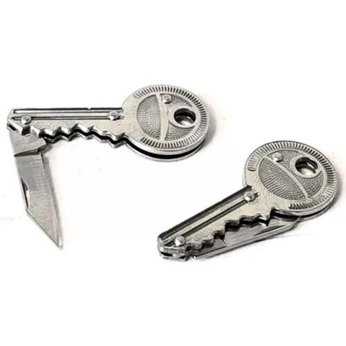 PRZY Multi utility Mini Keyring Knife Outdoor Pocket Knife Open peeling Key Fruit Blade Camp Peeler EDC Tactical Survive Knife