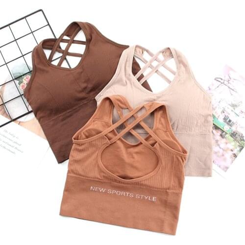 Sports Top Women Underwear Yoga Running Streetwear High Elastic Sportswear For Fitness Bras Workout Gym Sexy Bra Indoor Wear