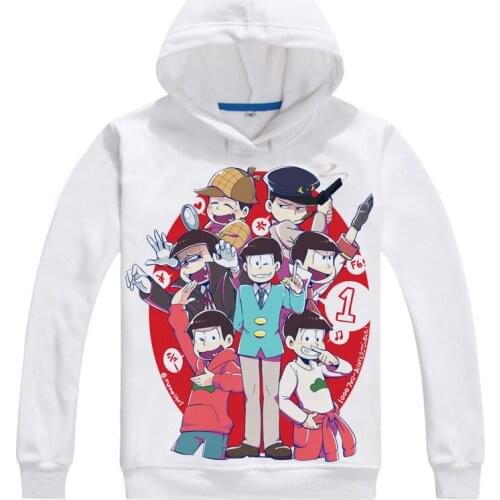 Hoodies Mr. Osomatsu Matsuno 3D Hoodies Long Sleeve Hooded Matsuno Osomatsu Osomatsu-kun Cosplay Sweatshirts