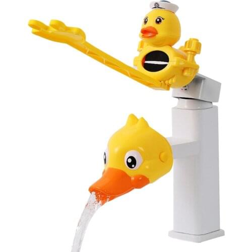 Cartoon Faucet Extender Sink Handle Extension Toddler Kid Bathroom Children Hand Wash Water Saver Faucet Kitchen Accessories