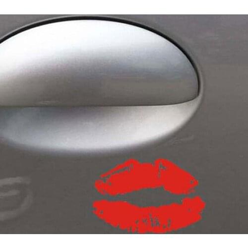Off-road car stickers Reflective personality fashion sexy lip print red lip car stickers Personality free car stickers
