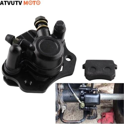 Motorcycle Rear brake caliper for 50cc 70cc 90cc 110cc 125cc 150cc ATV Go Kart Buggy Quad Taotao Roketa Sunl Honda SSR