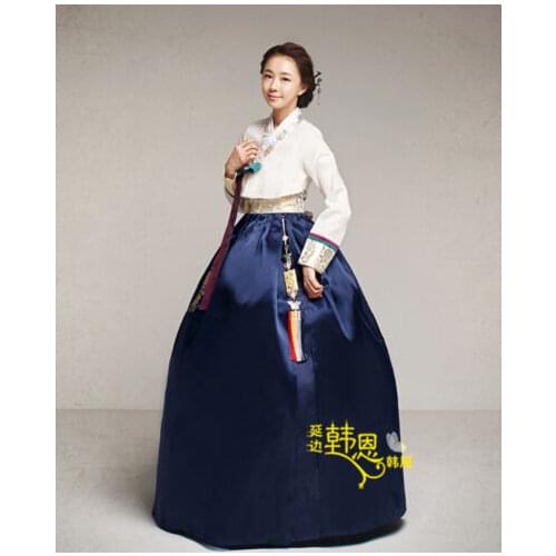Women Hanbok Dress Custom Made Korean Traditional Hanbok High Waist Hanbok