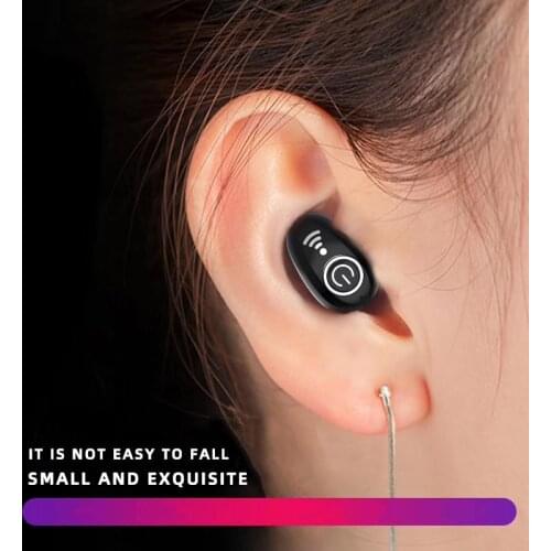 1pcs S650 Mini Bluetooth V4.1 Earphone USB Wireless Sport In-Ear Headset With Mic Anti-noise Invisible Headphone